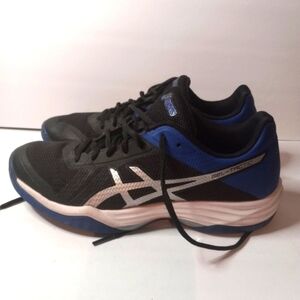 ASICS Gel Tactic Womens Volleyball Shoes B752N size 8.5 Blue Black.